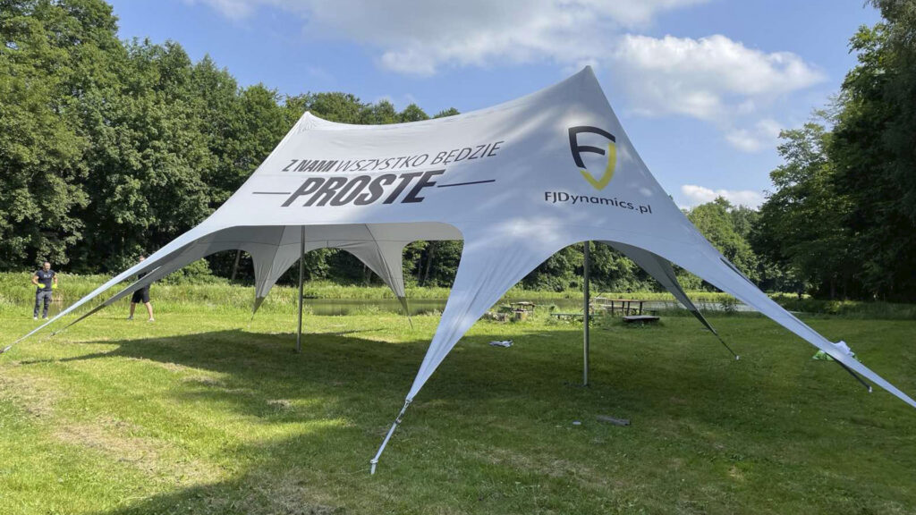 namiot gwiazda dwumasztowy